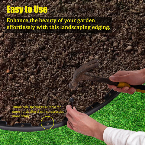 9th Shop PE material emphasizes durable polyethylene for outdoor borders
