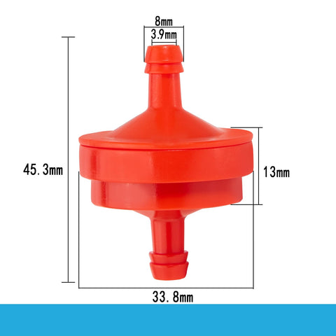 Belsdar 60 cm fuel line hose supports versatile connections for small engines.