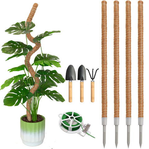 Ledanba moss pole 47.2 inch for sturdy climbing plant support