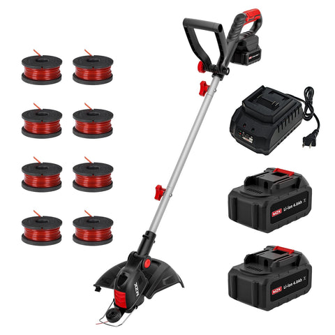 MZK ST12D07 cordless trimmer with ergonomic handle for effortless edging.