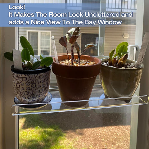 SKEWO gift-ready window shelves add décor and practical planting space
