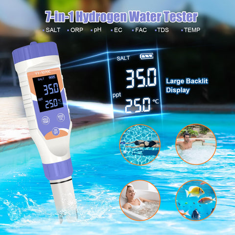 Terronix tester suitable for aquariums, hydroponics, koi ponds, and spas.