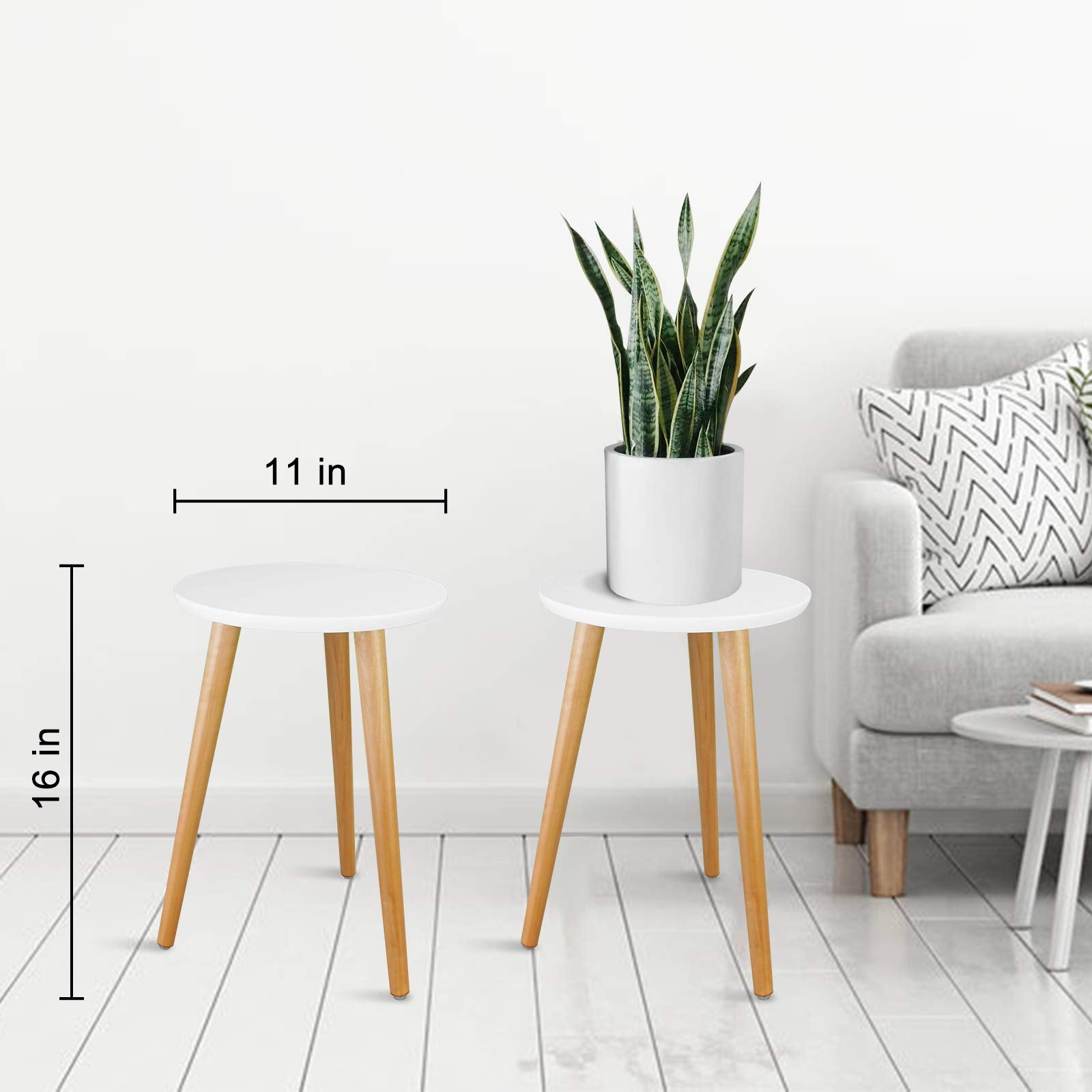 Uneedem plant stand side-angle highlighting slim modern silhouette