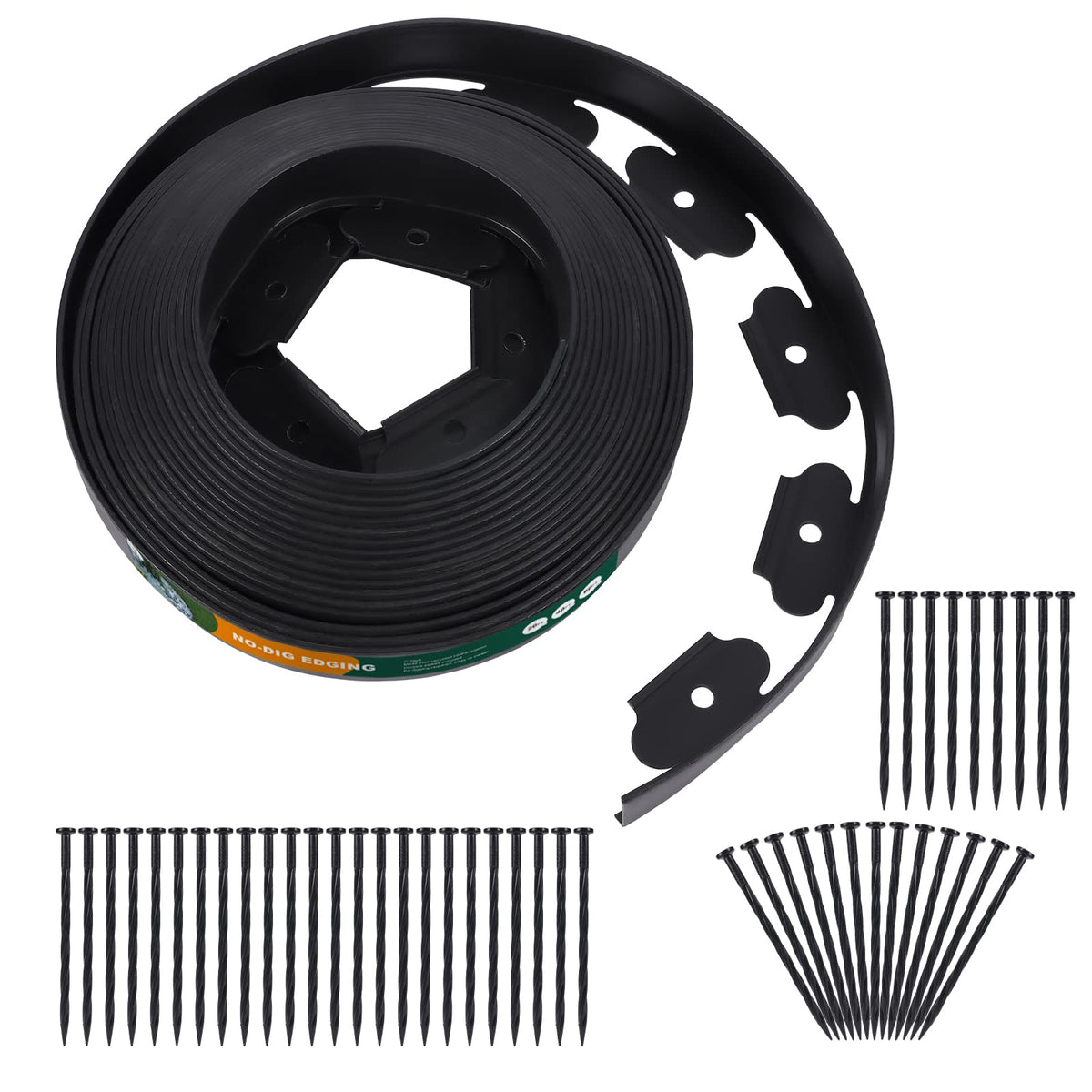 A ANLEOLIFE 40ft edging coil for clean, no-dig lawn borders