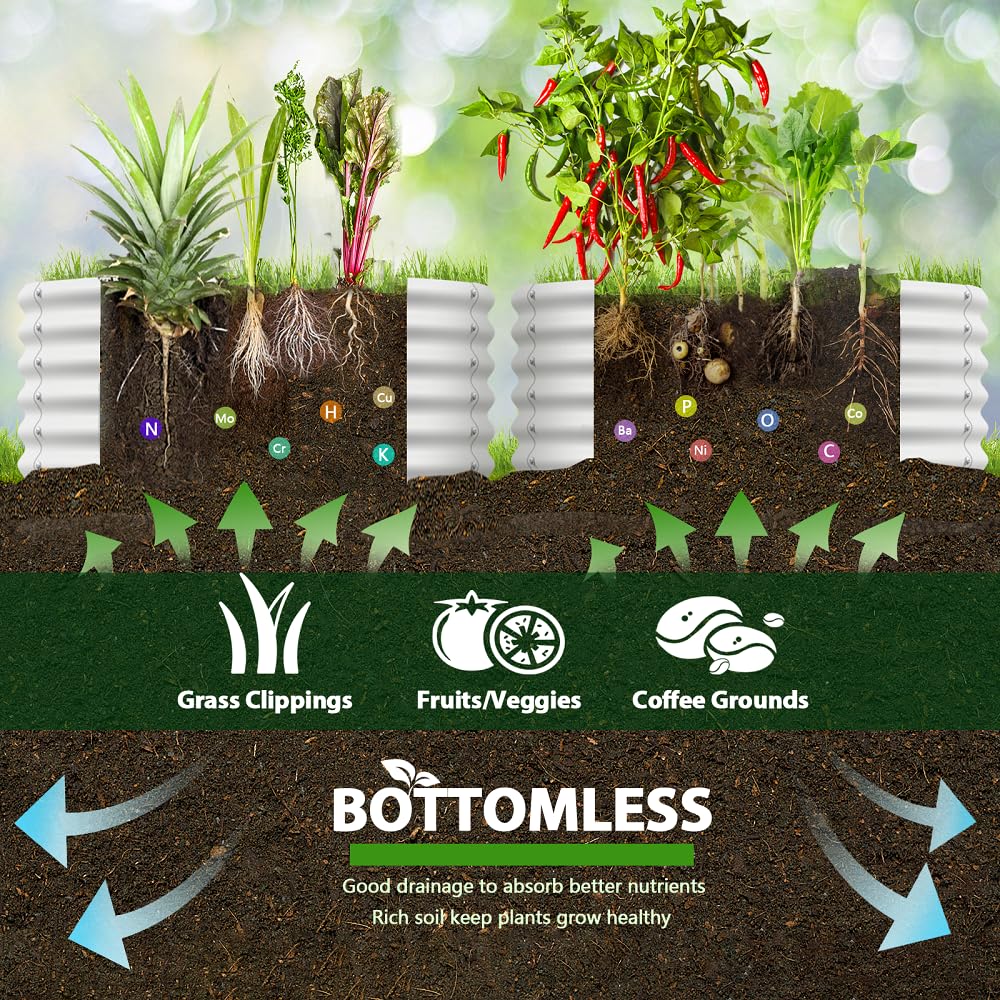 A ANLEOLIFE anti rust weather ready planter suitable for patios and balconies