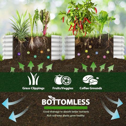A ANLEOLIFE anti rust weather ready planter suitable for patios and balconies