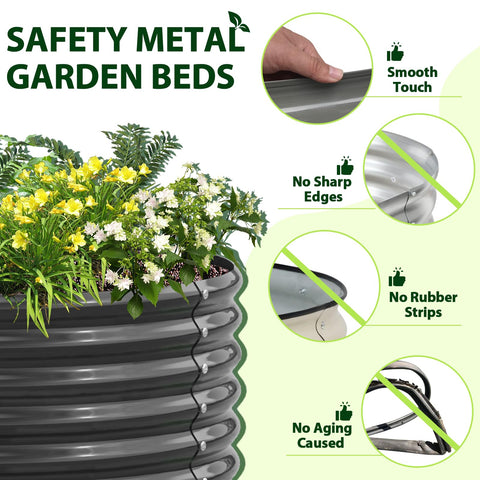 A ANLEOLIFE diy friendly garden bed for patios and balconies