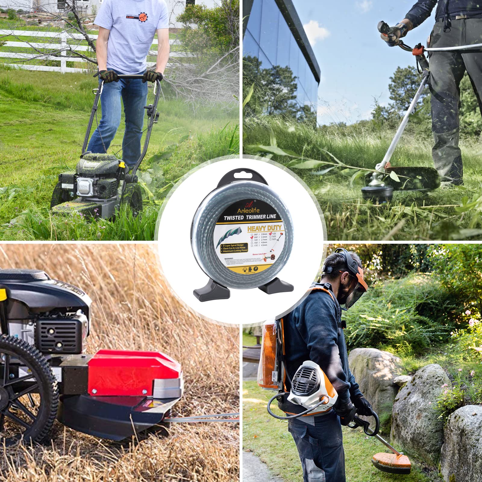 A ANLEOLIFE dual-core twist enhances durability and reduces vibration during use