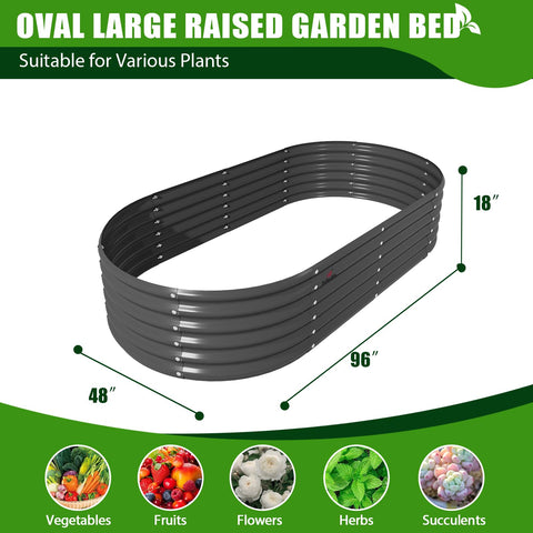 A ANLEOLIFE easy setup galvanized panels for a neat, safe garden build