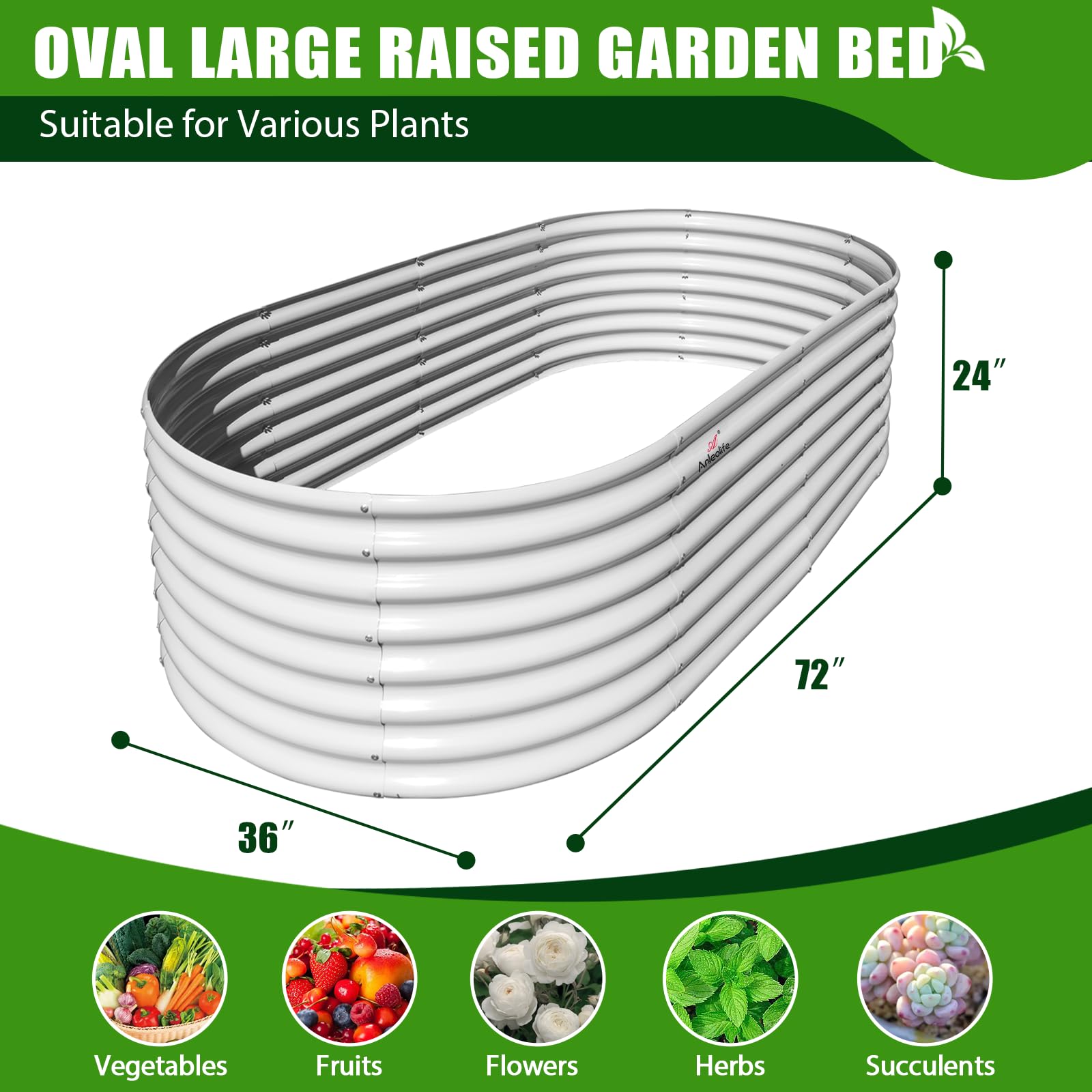 Open-bottom drainage detail of A ANLEOLIFE raised bed for moisture control