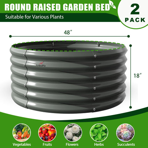 A ANLEOLIFE quartz grey finish exterior adds modern style to any patio garden.