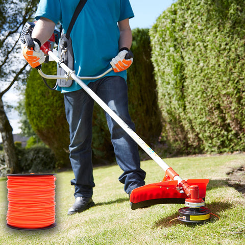 Long 1038-foot spool reduces frequent replacements.