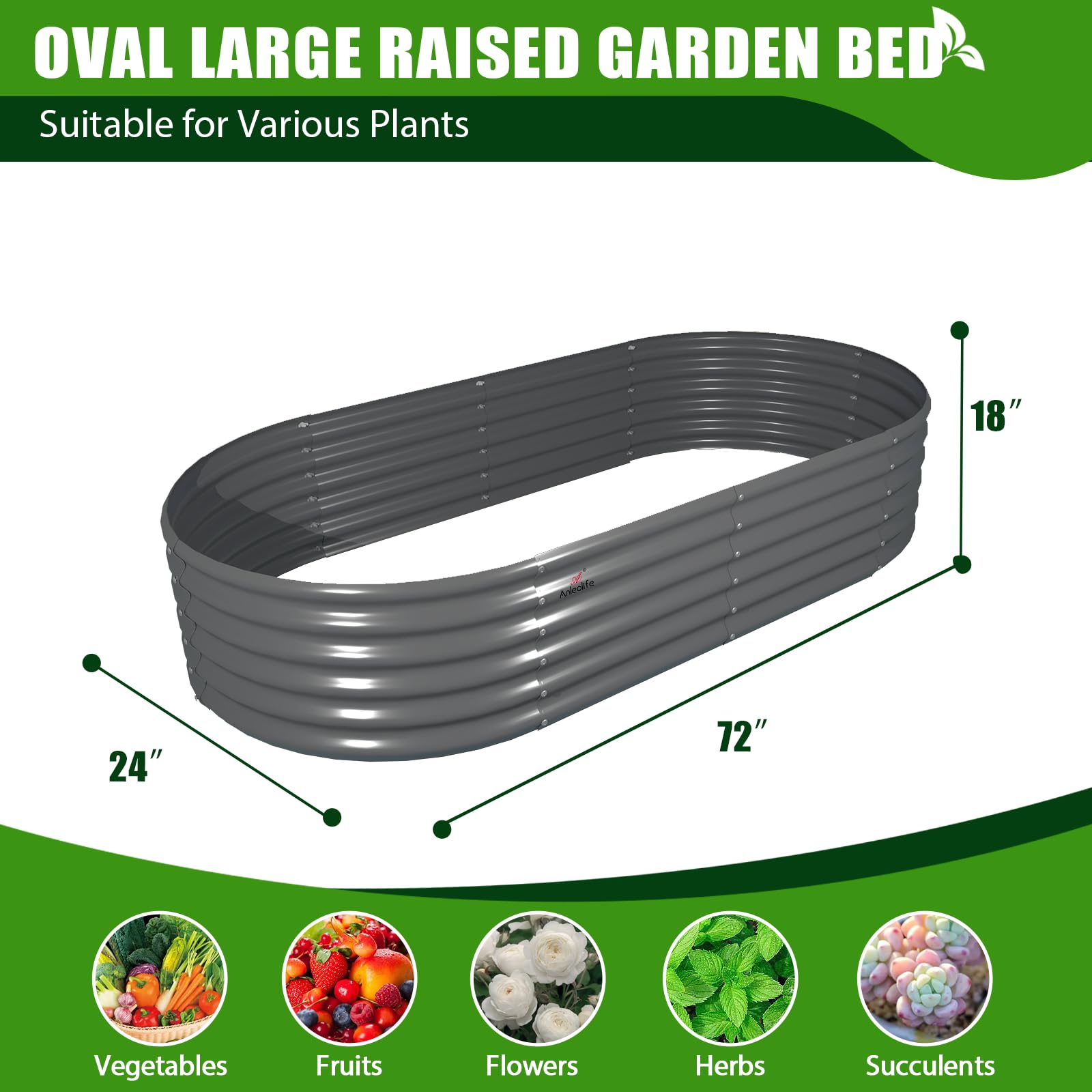 A ANLEOLIFE suitable for vegetables, herbs, and flowers in urban spaces