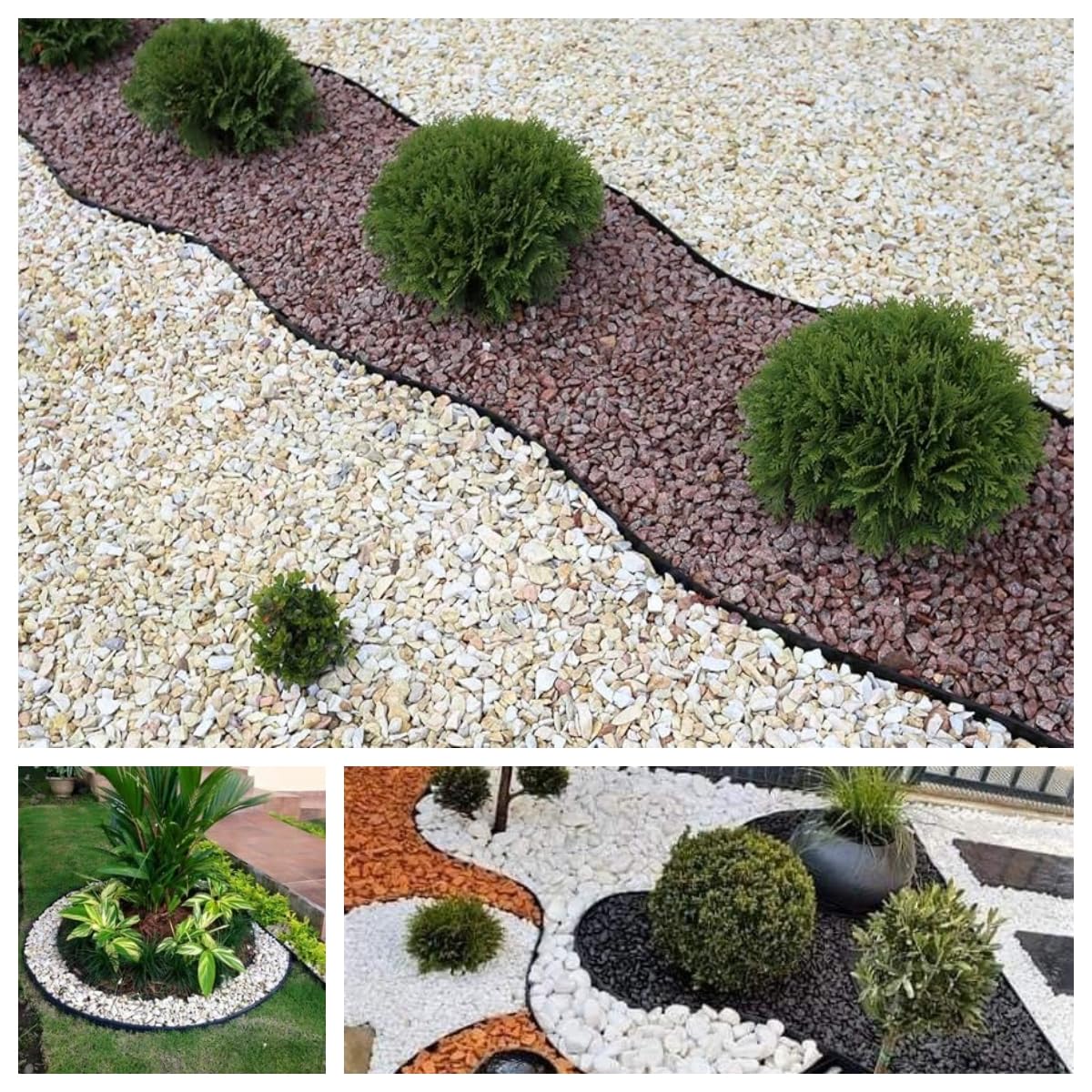 A ANLEOLIFE weather-resistant HDPE edging endures sun, rain, and frost.
