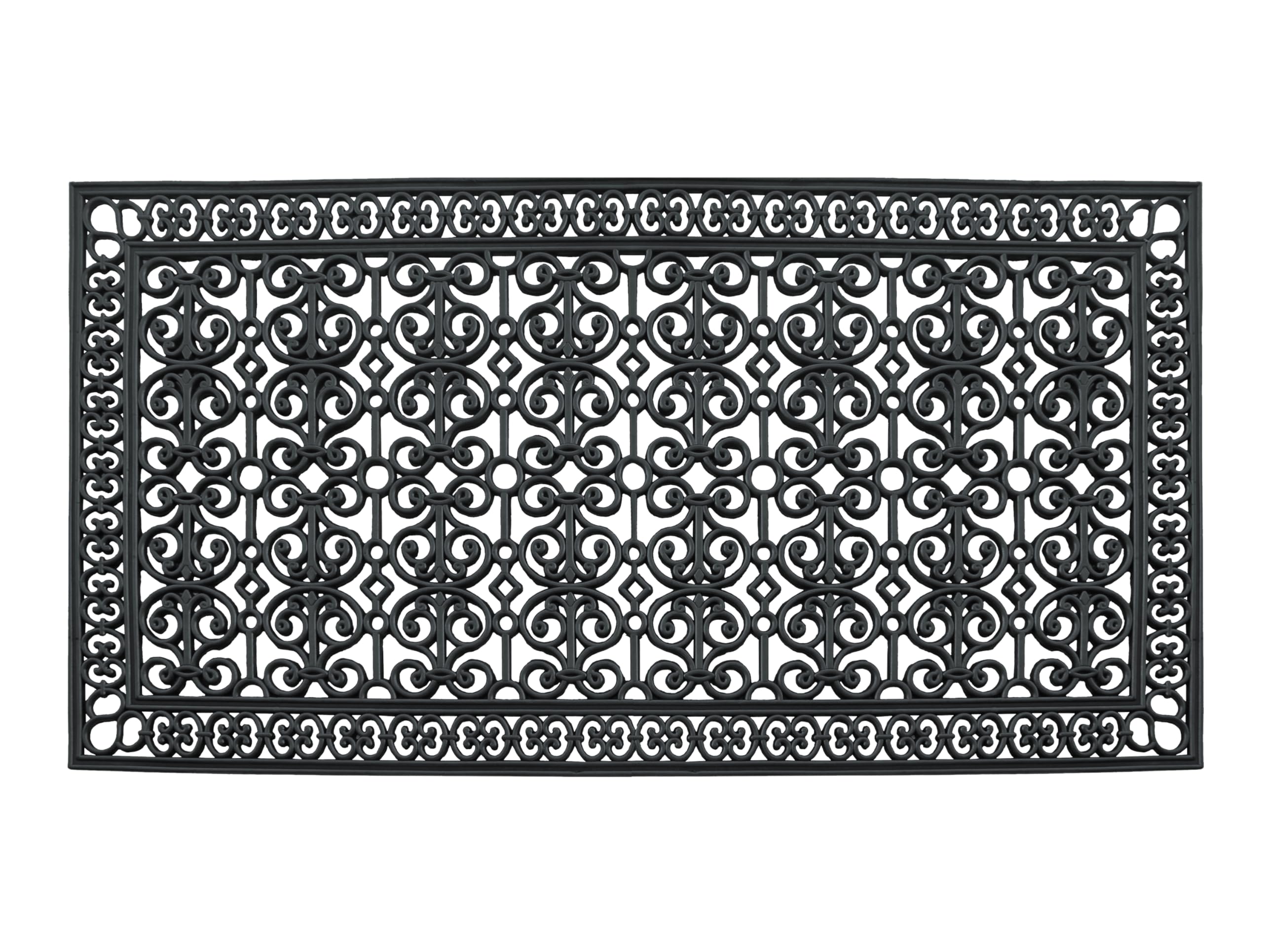 A1 Home Collections extralarge doormat in natural rubber for wide entryways, built to last