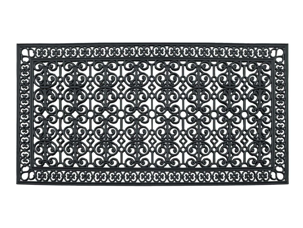 A1 Home Collections extralarge doormat in natural rubber for wide entryways, built to last