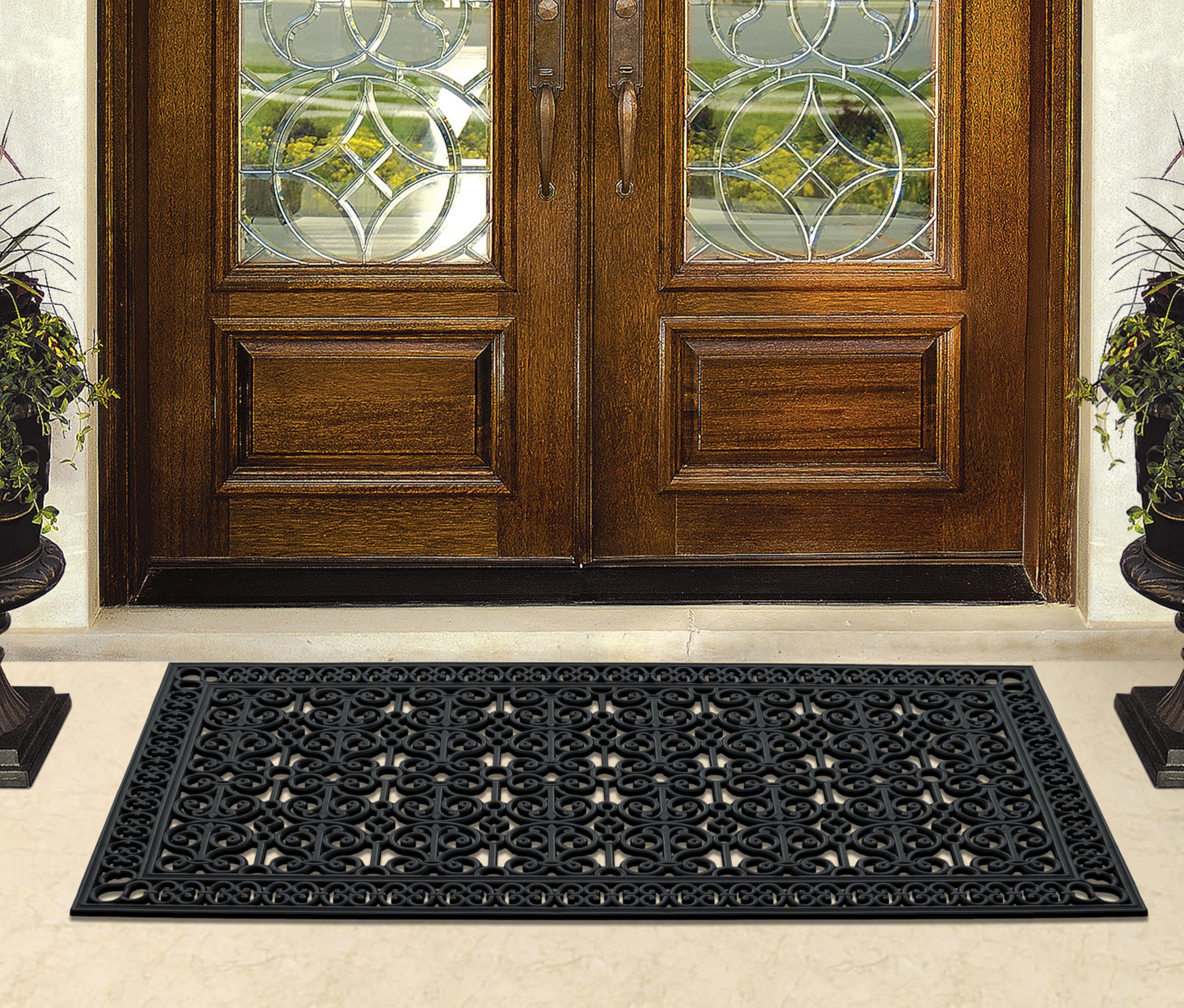 A1 Home Collections indoor outdoor mat suited for high-traffic areas