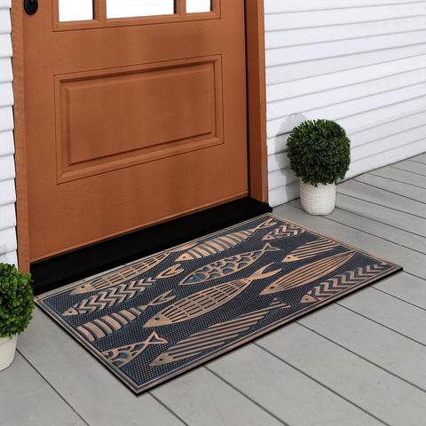 A1HC non-slip backing keeps the mat in place in high-traffic areas