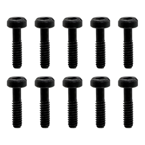 A.A recoil starter screws closeup for Husqvarna models showing durable construction.