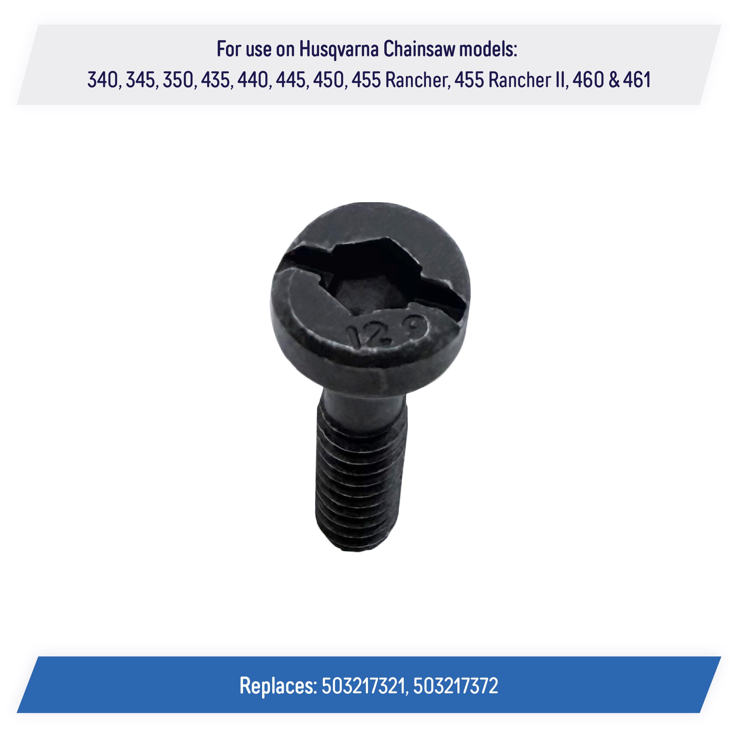 A.A recoil starter screws 455 Rancher pack ready for replacement.