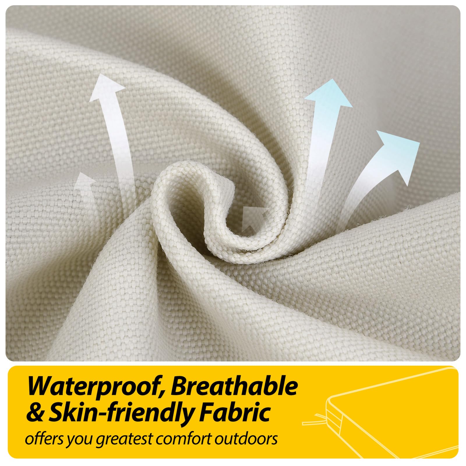 AAAAAcessories cushion with hidden zipper for easy cleaning.