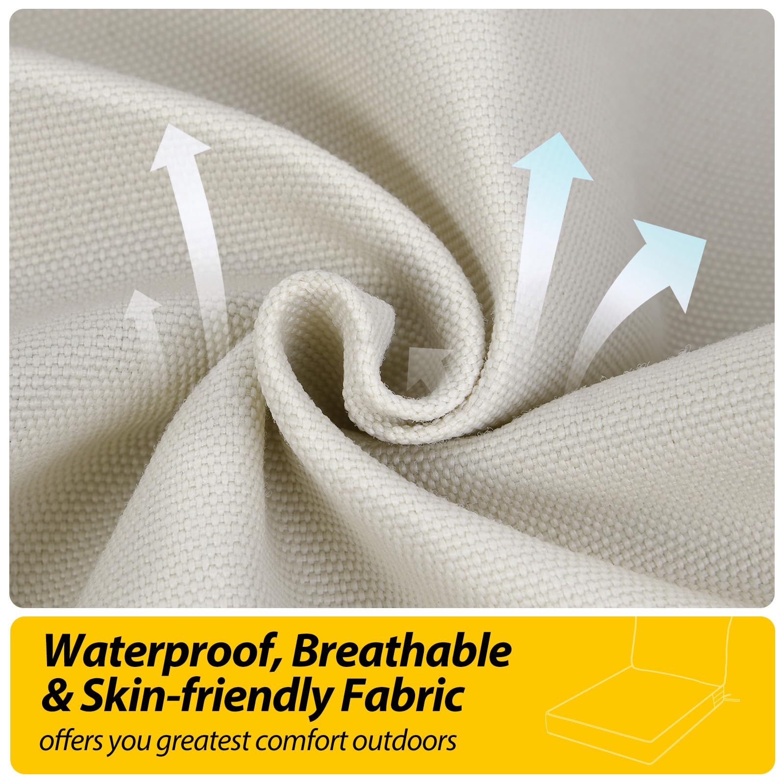 AAAAAcessories deep-seat-cushion-foam-100pct-polyurethane delivers soft, supportive seating.