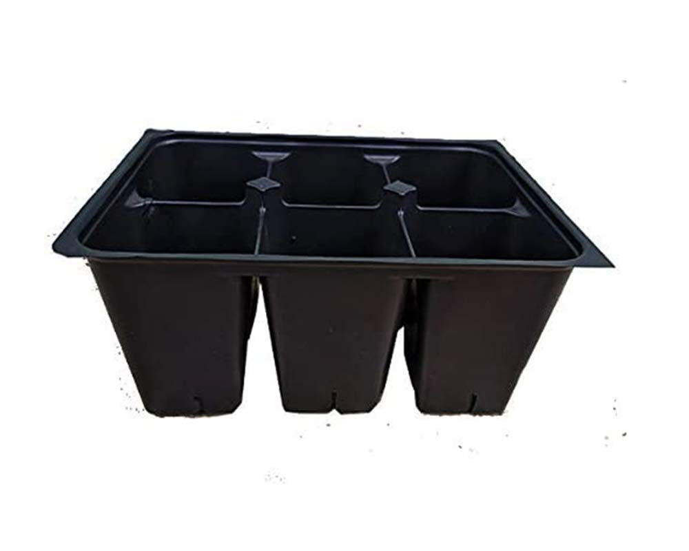 AAAmercantile seed starter trays with 90 deep cells for robust root growth.