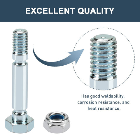AAAQQ bolts and nuts set for snow blower provides sturdy replacements