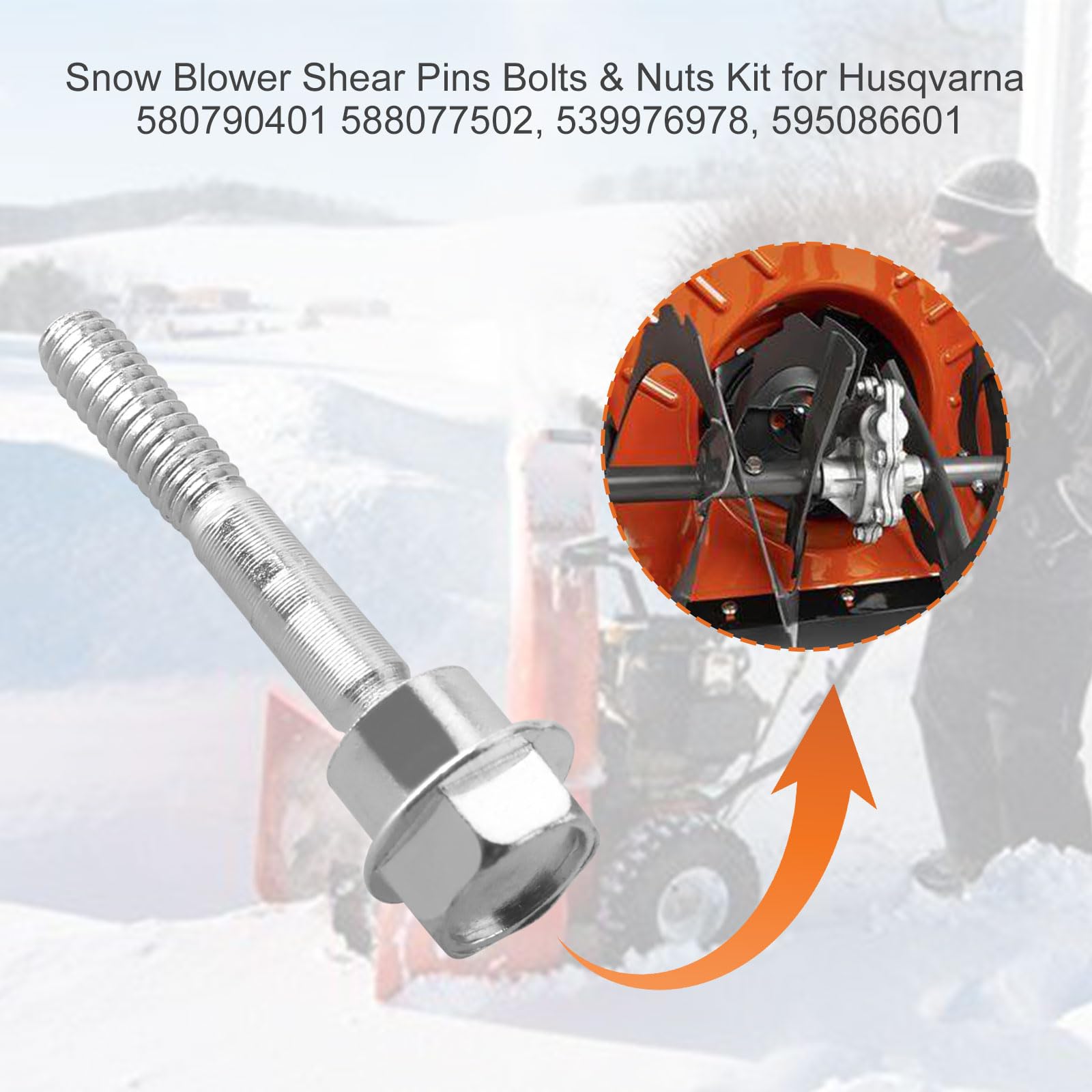 AAAQQ durable alloy construction for cold-weather snow removal
