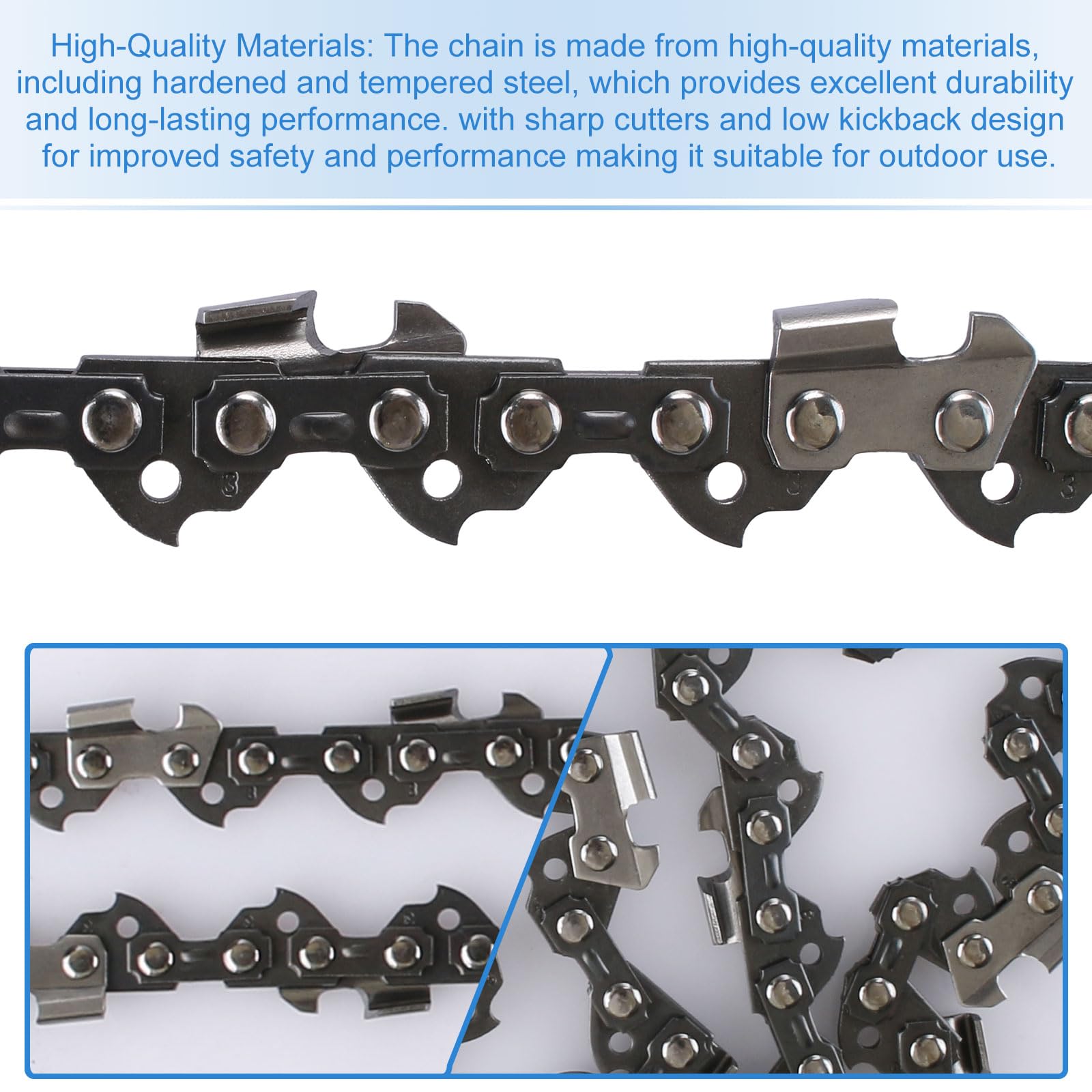 AAAQQ hardened tempered steel construction for lasting durability in outdoor use