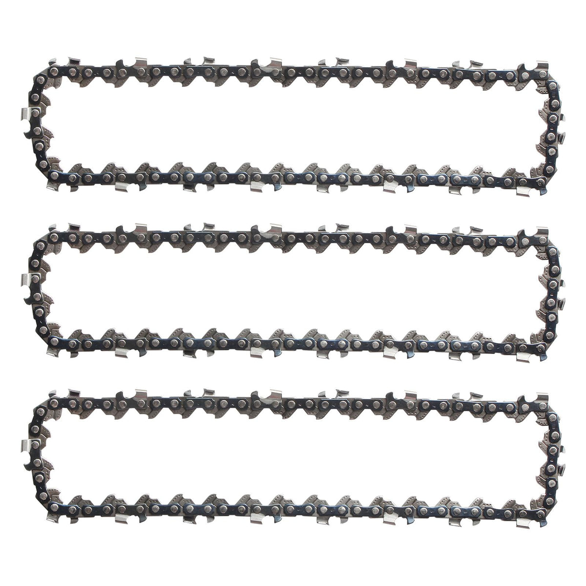 AAAQQ mini chainsaw chain 6in, 043 gauge, 1/4 LP pitch, quick cuts for wood and branches