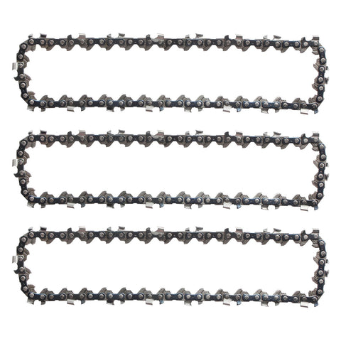 AAAQQ mini chainsaw chain 6in, 043 gauge, 1/4 LP pitch, quick cuts for wood and branches
