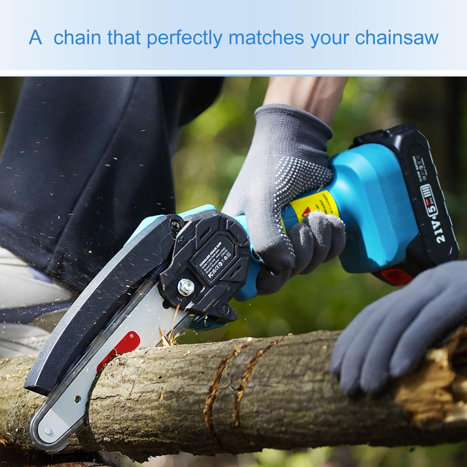 AAAQQ chain used on wood cutting tasks with steady performance