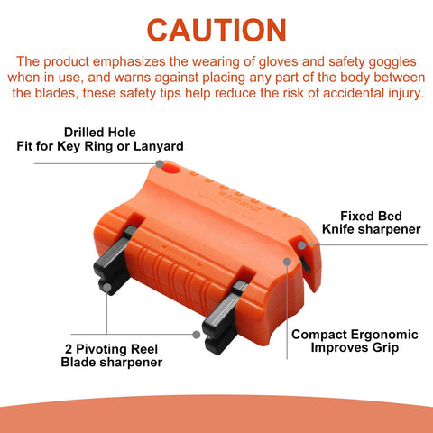 AAAQQ Reel Sharpener Kit home maintenance enables affordable blade care at home.
