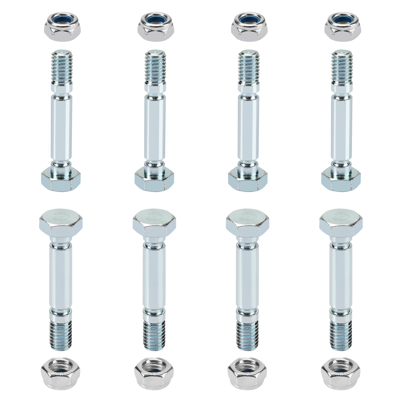 AAAQQ snow blower shear pins 8-pcs pack for quick replacements and reliable operation