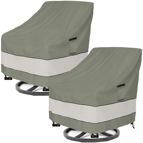 Aacabo waterproof patio chair cover product shot showing outdoor durability.