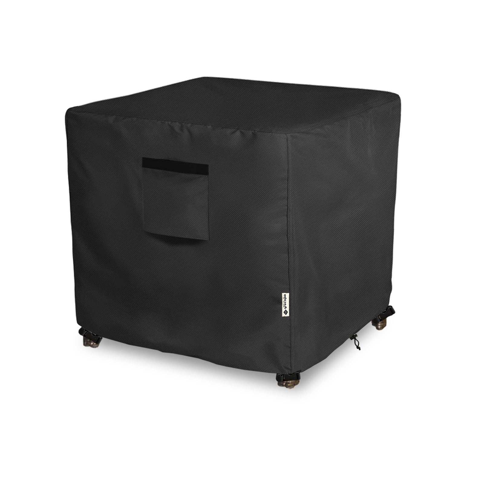 Aacabo cover fits 22W x 22D x 18H wicker table, protecting from sun and rain.