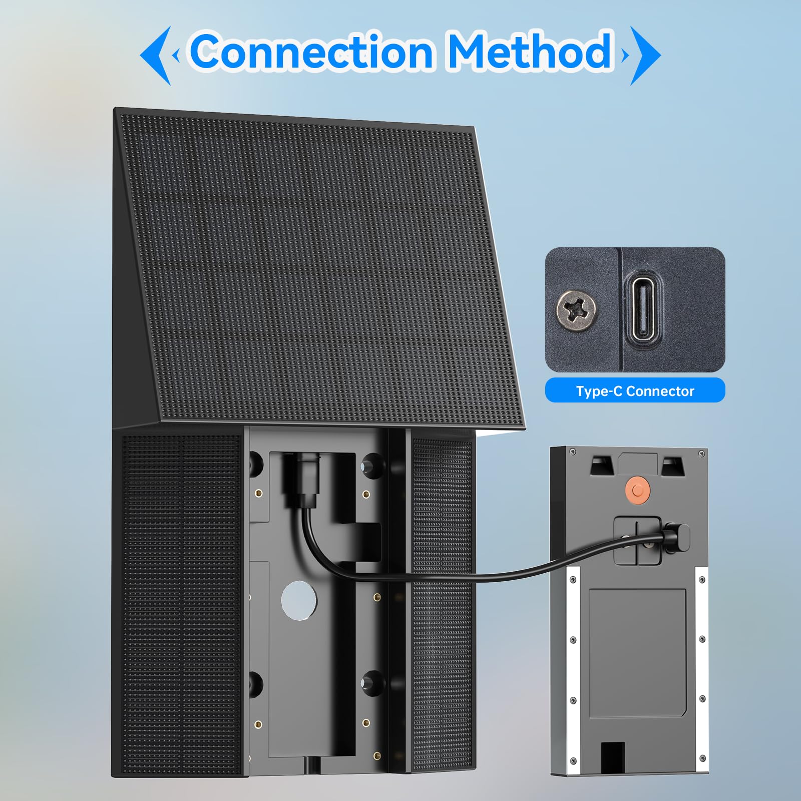 Aaeytby Flat-wall installation guide for clean exterior placement.