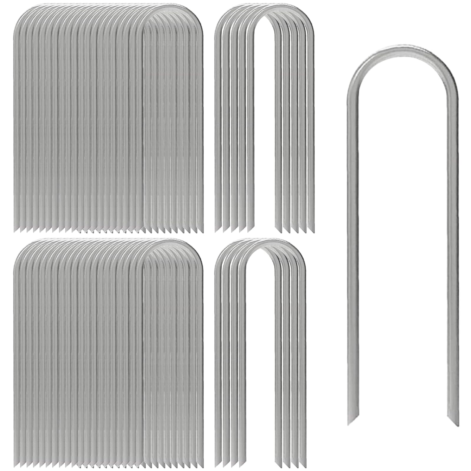 AAGUT 12-inch garden stake with sharp ends for deep soil anchoring and easy insertion