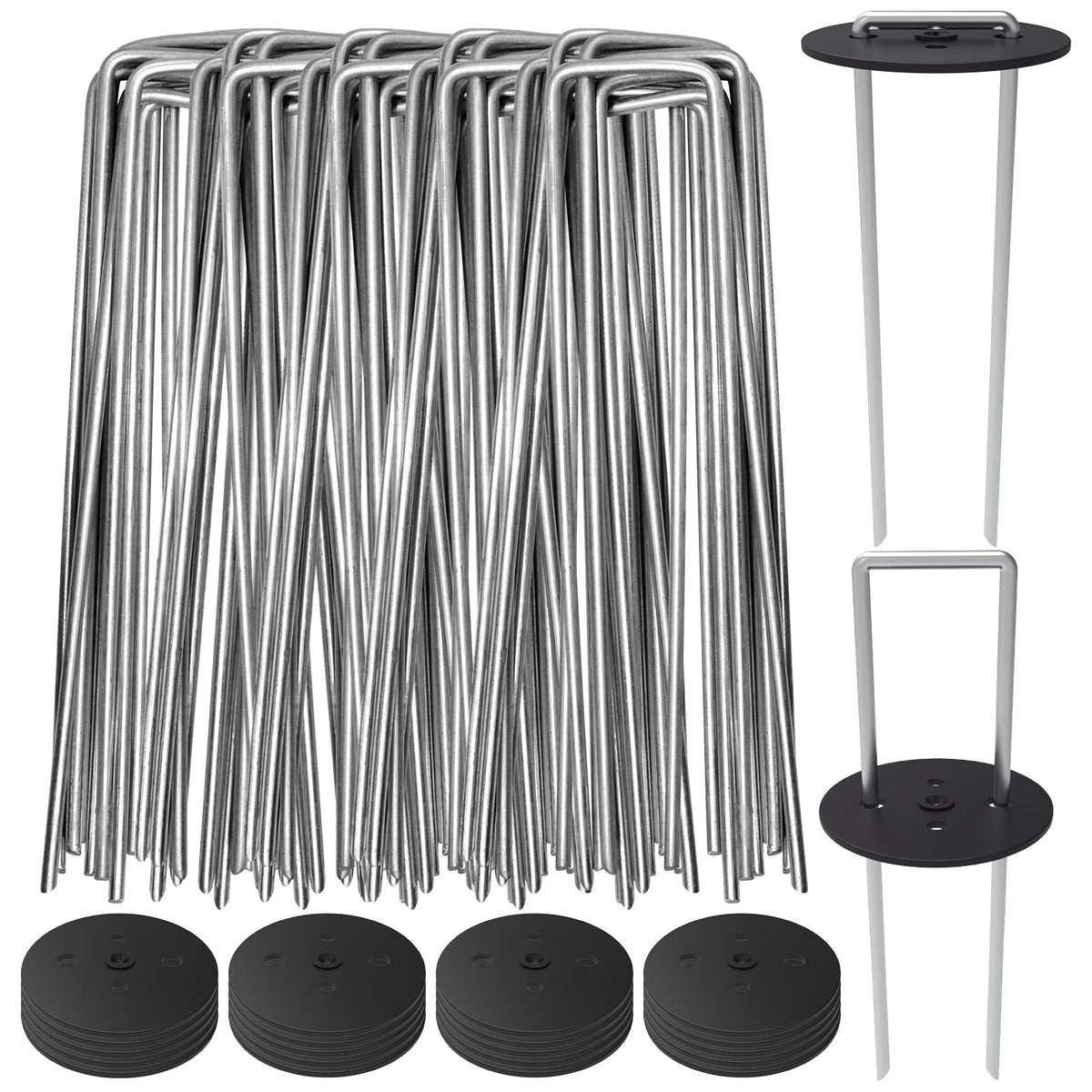 AAGUT landscape staples 100-pack secure weed barrier and fabric.