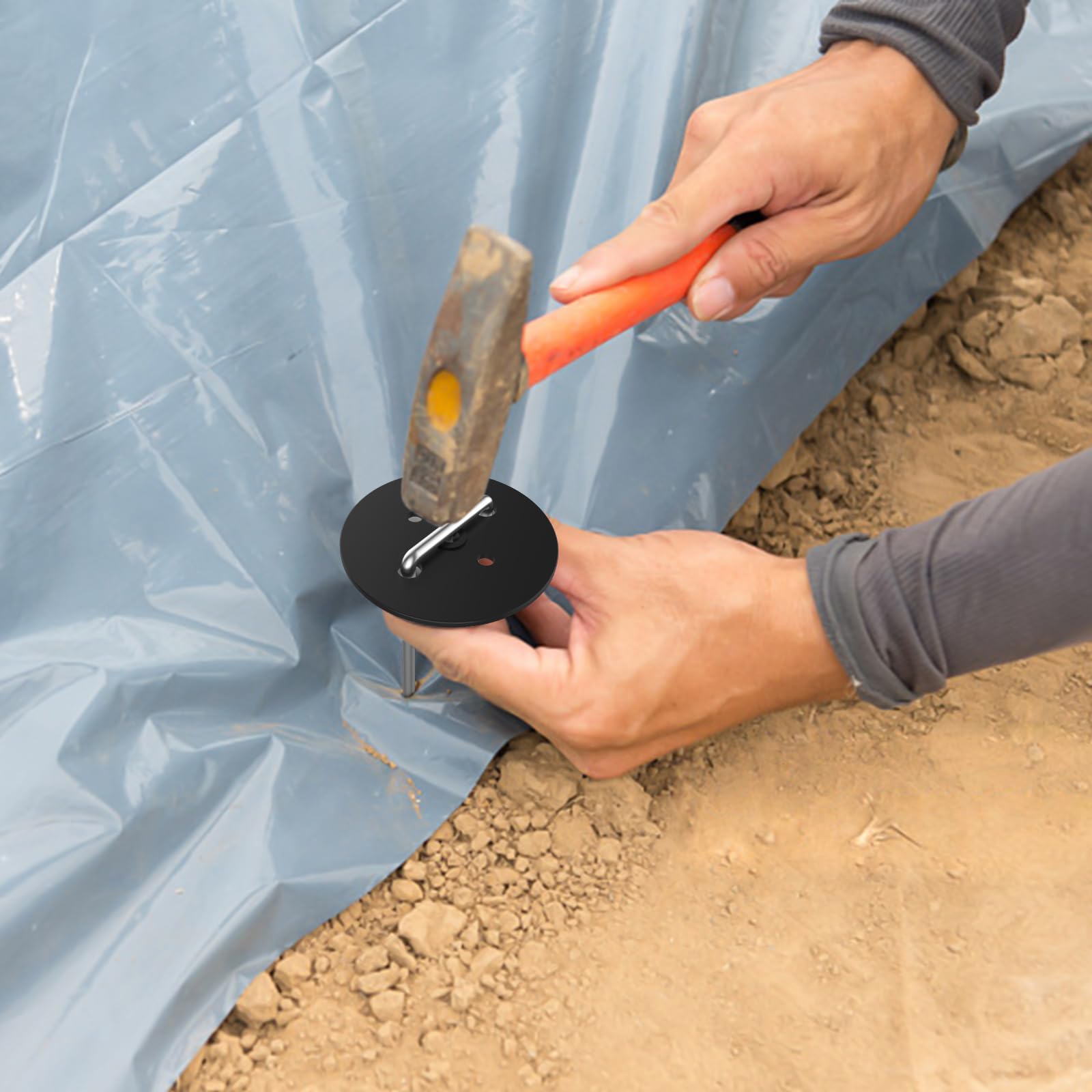 AAGUT staple used for weed barrier, drip lines, edging.