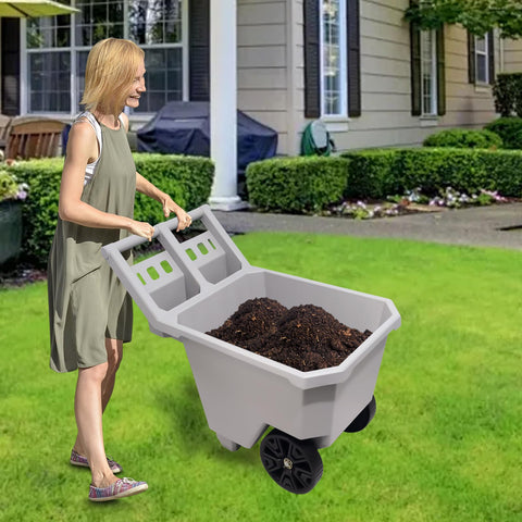 AAIN integrated tool storage keeps gardening essentials within reach.