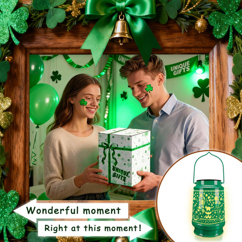 Aalnfe Irish garden garland lantern brightens evenings for gatherings.