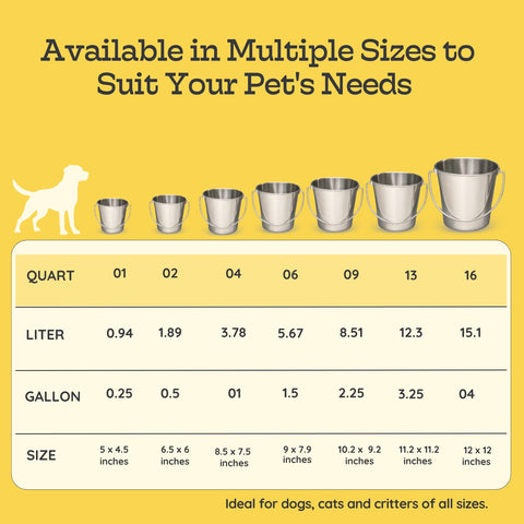 AASPIRE PETS simple-clean stainless steel design supports hygienic pet bowls.