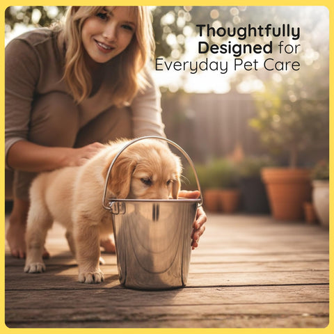 AASPIRE PETS easy-grip handle enables carrying or hanging on cages.