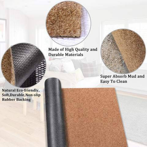 AAZZKANG decorative doormat offers multipurpose use from entryways to patios.