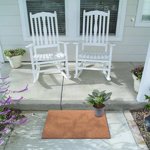 AAZZKANG easy-clean mat can be shaken or rinsed for quick maintenance.
