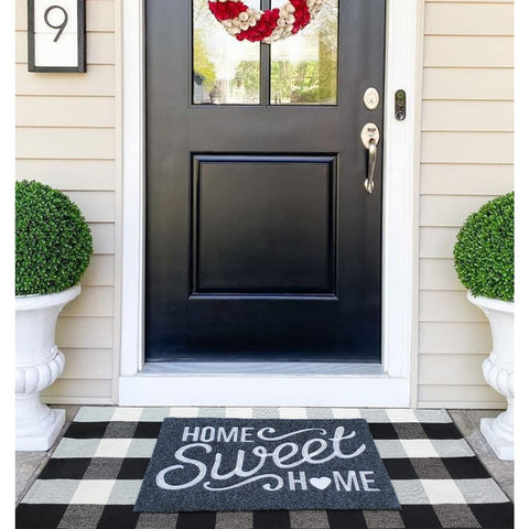 AAZZKANG front door mat suitable for patios, garages and entrances