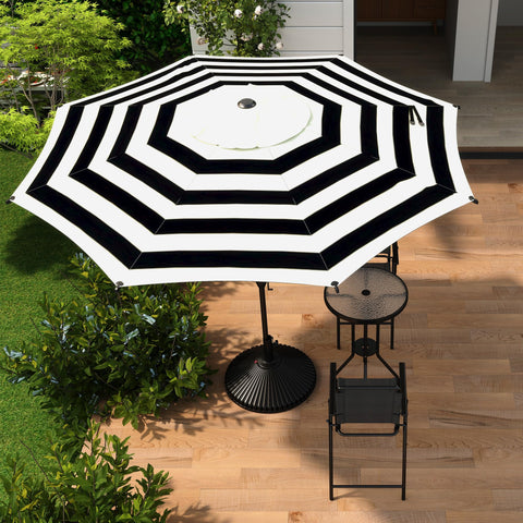 Abba Patio Lyon umbrella with reinforced ribs resists strong winds for durable outdoor use
