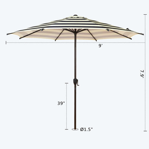 Abba Patio Lyon canopy is vented to improve airflow and rain shedding